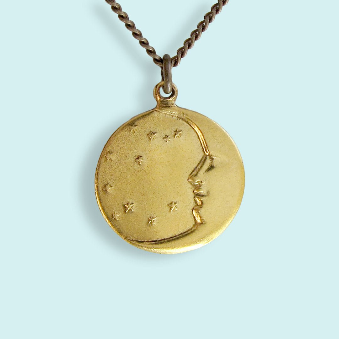 Moon and Starry Sky Necklace - Ornamental Things