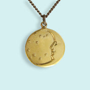 Moon and Starry Sky Necklace - Ornamental Things