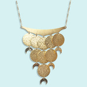 Moon Phase Cascade Necklace - Ornamental Things