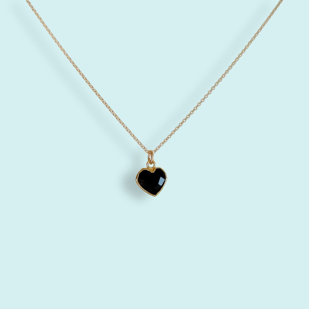 Onyx Heart of Stone Necklace - Ornamental Things