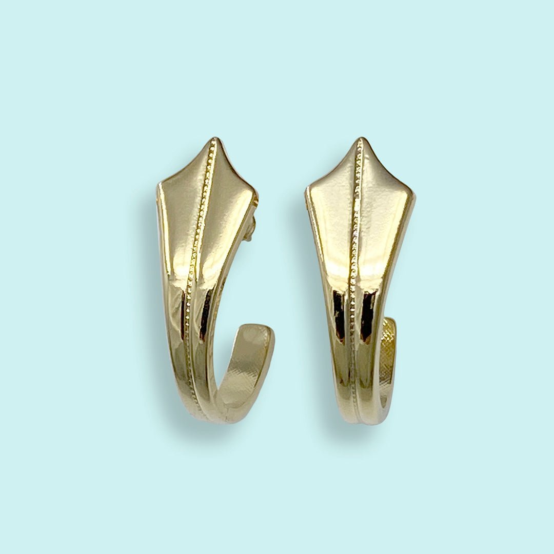 Pointy Hoop Earrings - Ornamental Things