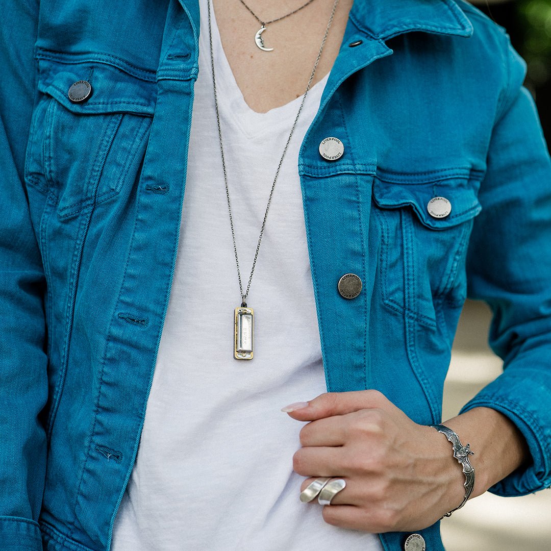 Silver Harmonica Necklace - Ornamental Things