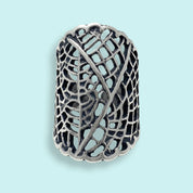 Silver Leaf Lace Ring - Ornamental Things