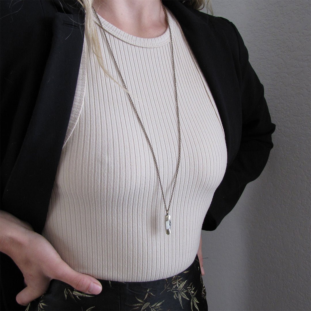 Small Bone Handled Knife Necklace - Ornamental Things