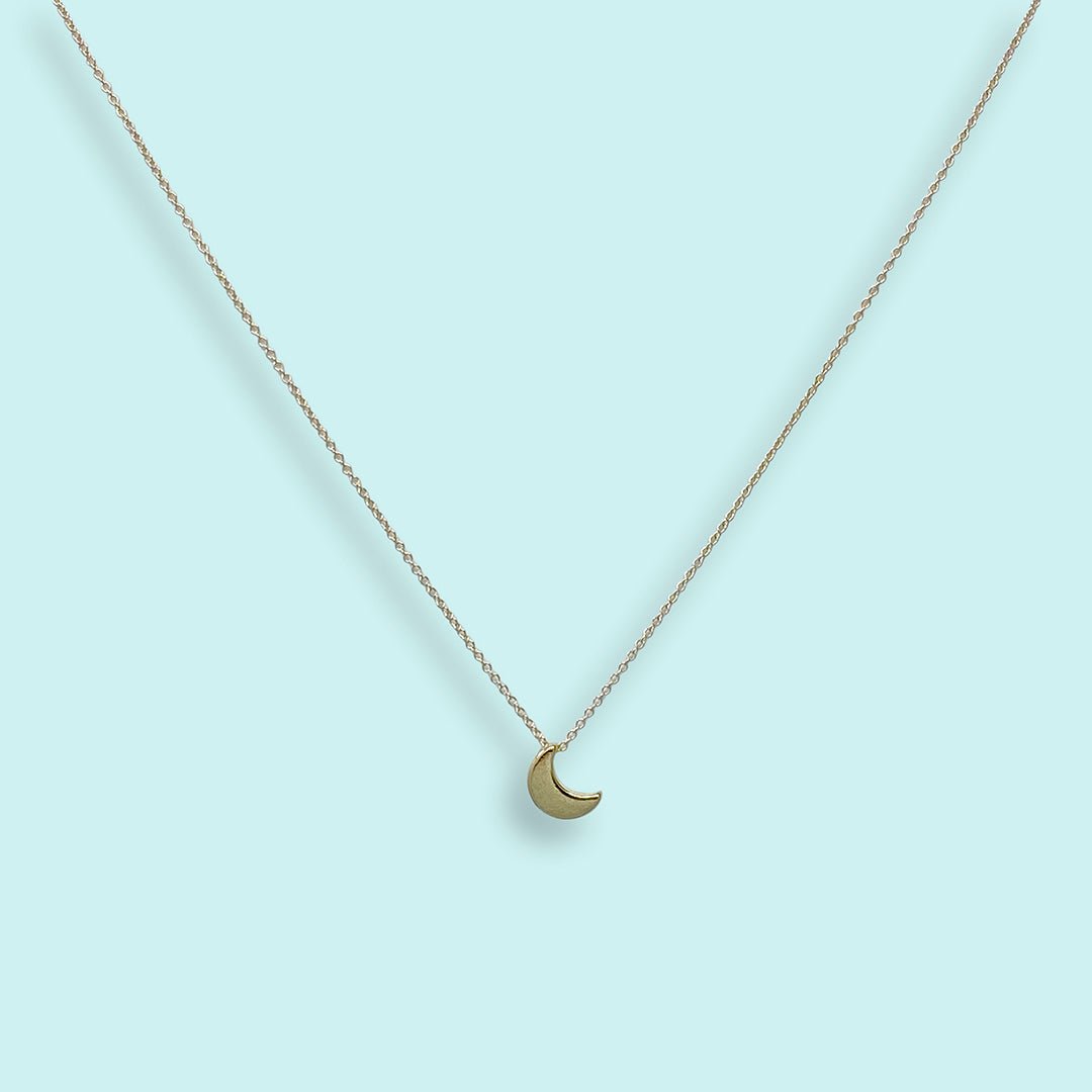 Tiny Moon Necklace - Ornamental Things