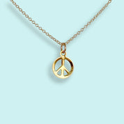 Tiny Peace Necklace - Ornamental Things