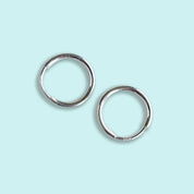 Tiny Sterling Endless Hoop Earrings - Ornamental Things