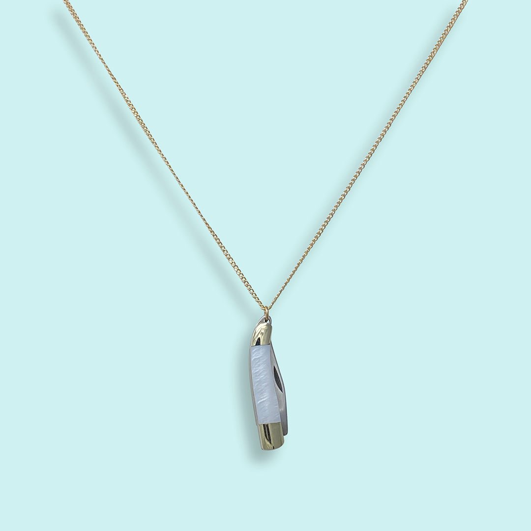 Willow Knife in Pearl Necklace - Ornamental Things